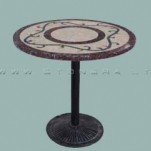 STONERA stalas iš marmuro mozaikos